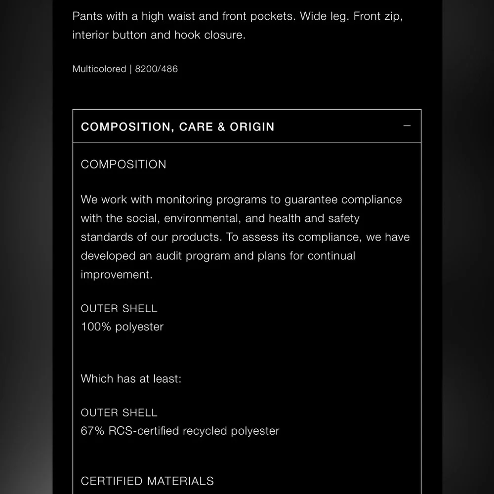 Zara tie dye satin effect wide leg pants - Picture 7 of 16